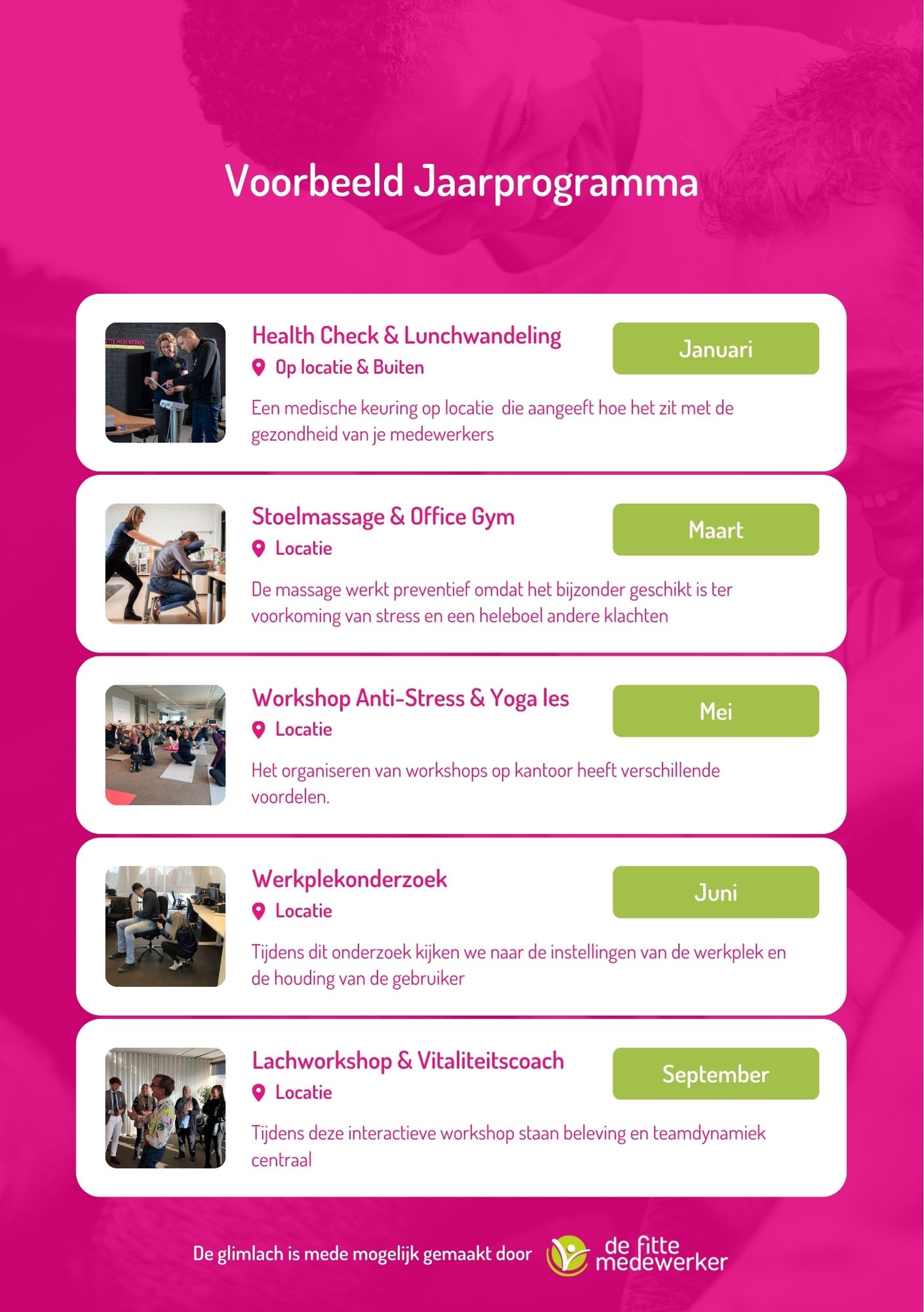 Voorbeeldprogramma Jaarprogramma Voorbeeldprogramma Jaarprogramma